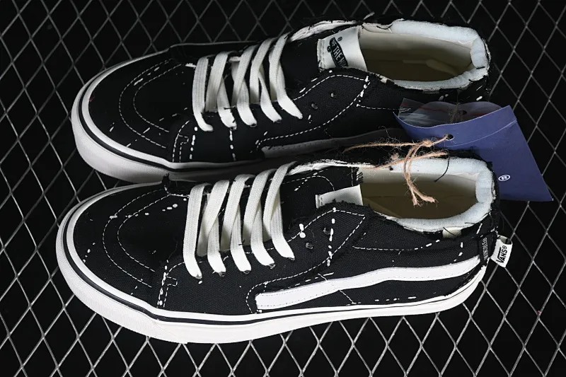 All categories Vans Vans series Vans Mid Vans China Vans Sk8-Mid Frayed Vans China casual skateboard shoes VN000XUKGTW
